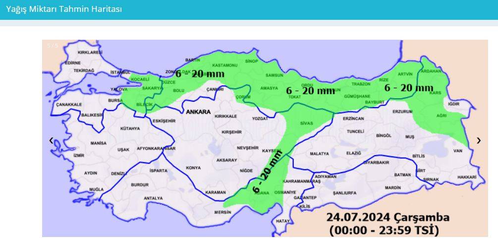 Meteoroloji gün verip 5 ili uyardı! Kuvvetli sağanak vuracak 14